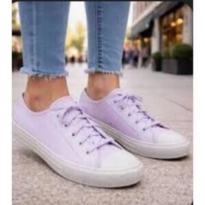 Women's Size 7.5 - Converse Chuck Taylor All Star Dainty Ox Purple Shoes A03066C
